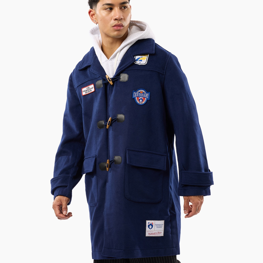 West Coast Eagles Mitchell and Ness Throwback Duffle Coat