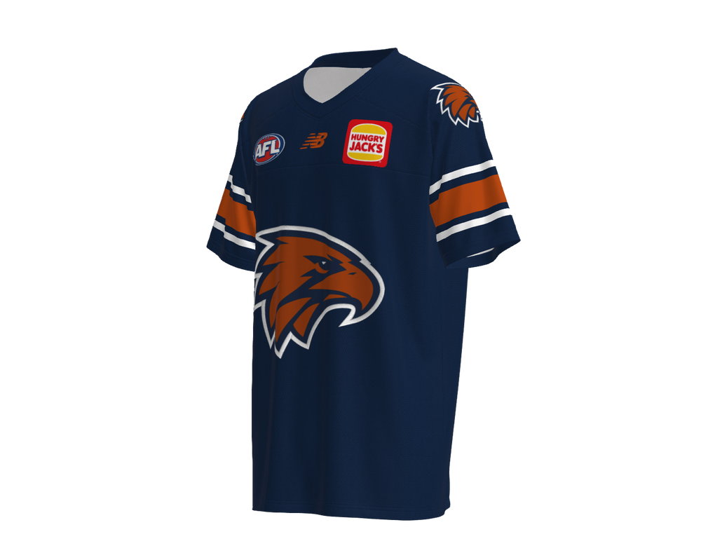West Coast Eagles New Balance Adult Gridiron Guernsey - Ochre (2026)