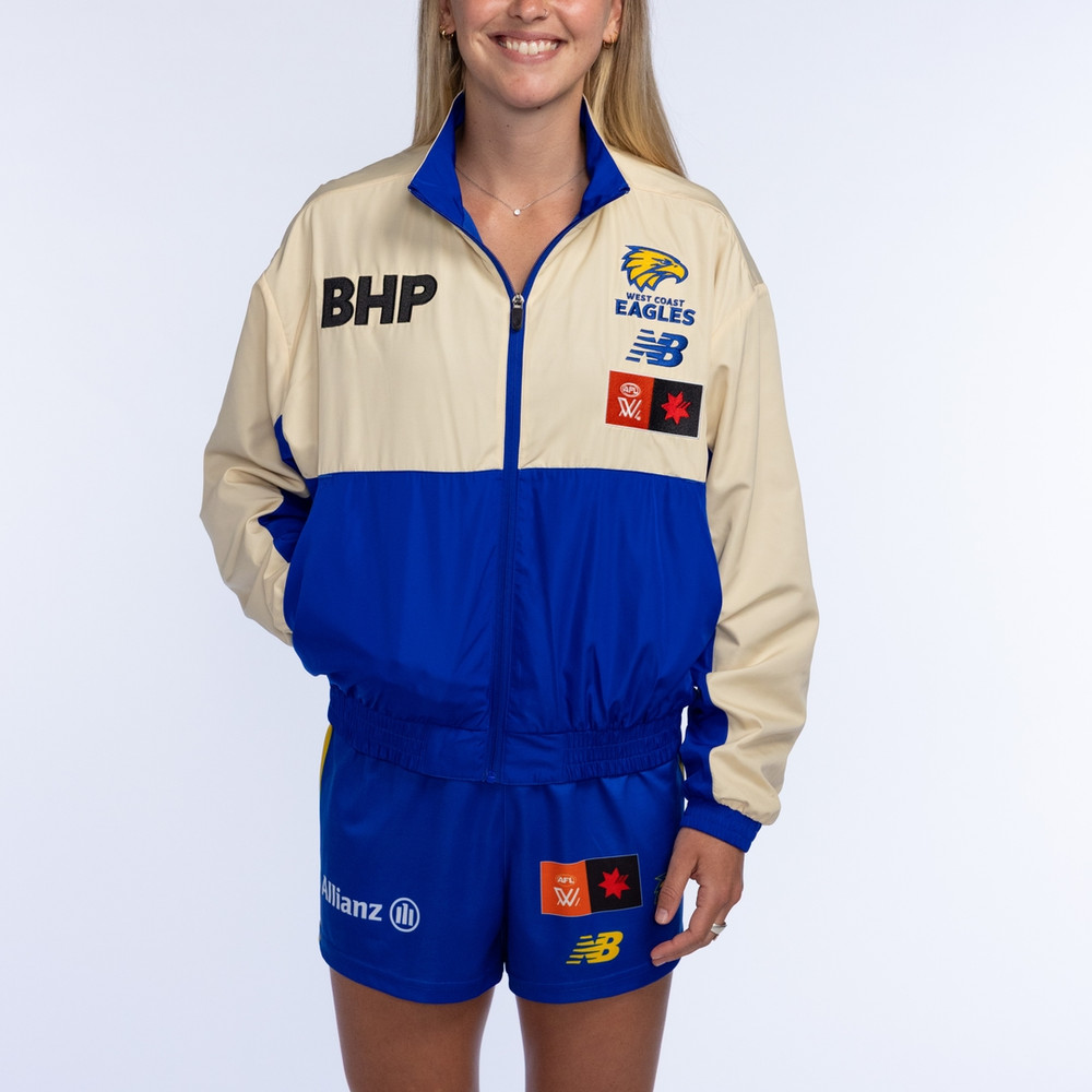West Coast Eagles New Balance AFLW Women's Box Track Jacket (2026)