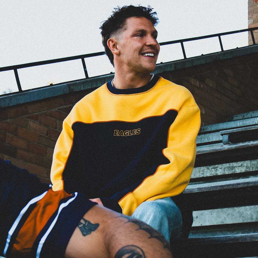 West Coast Eagles Ochre Range Navy Crew (2026)
