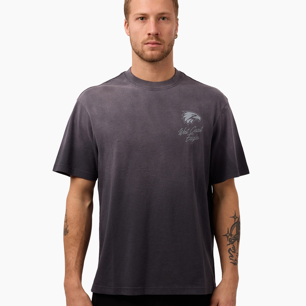 West Coast Eagles Adult Sunbleached Vintage Tee (2026)