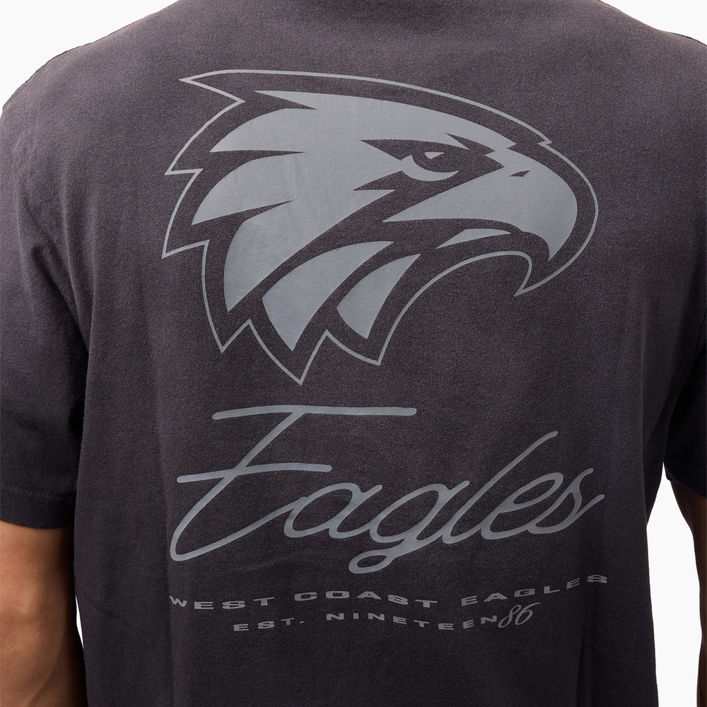 West Coast Eagles Adult Sunbleached Vintage Tee (2026)