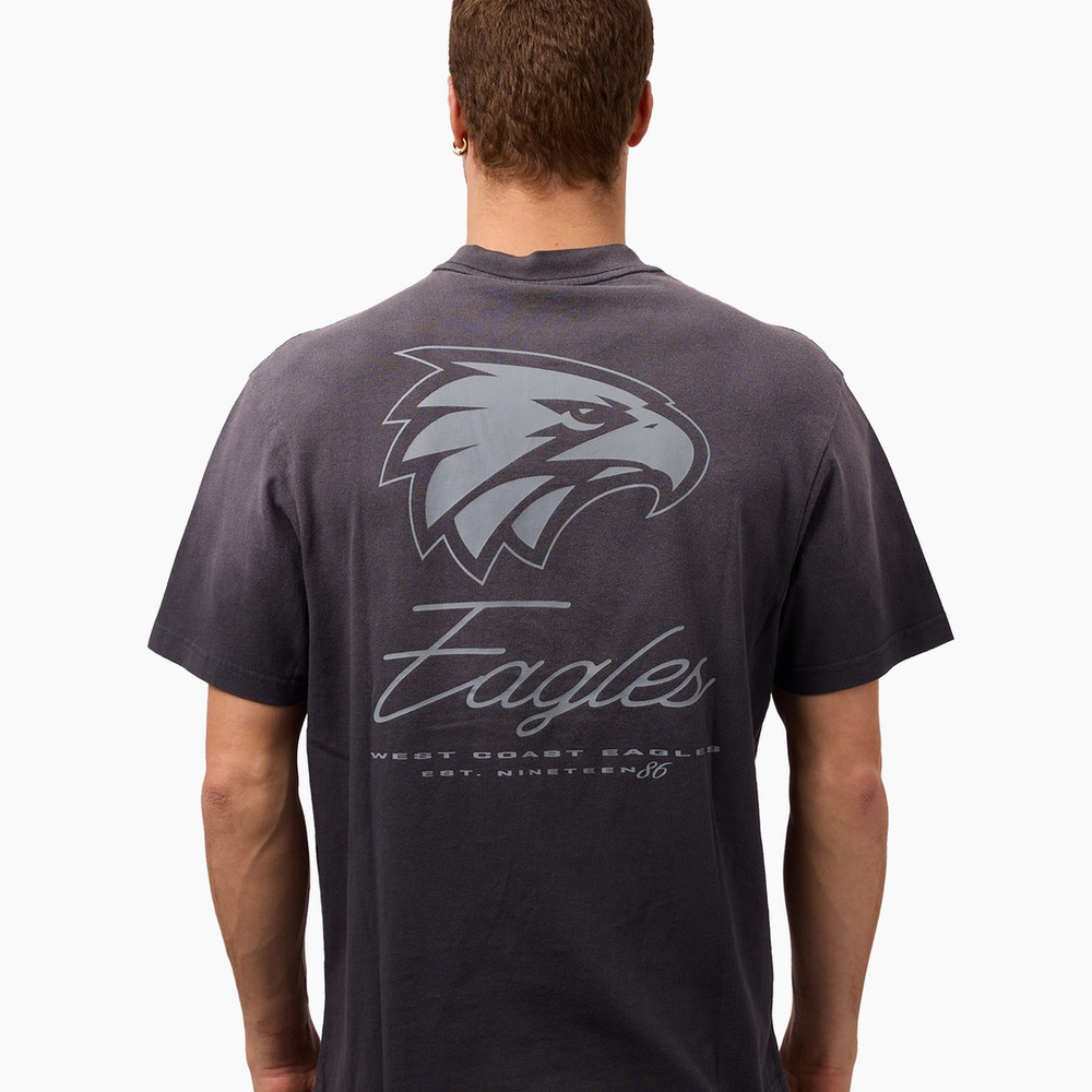 West Coast Eagles Adult Sunbleached Vintage Tee (2026)