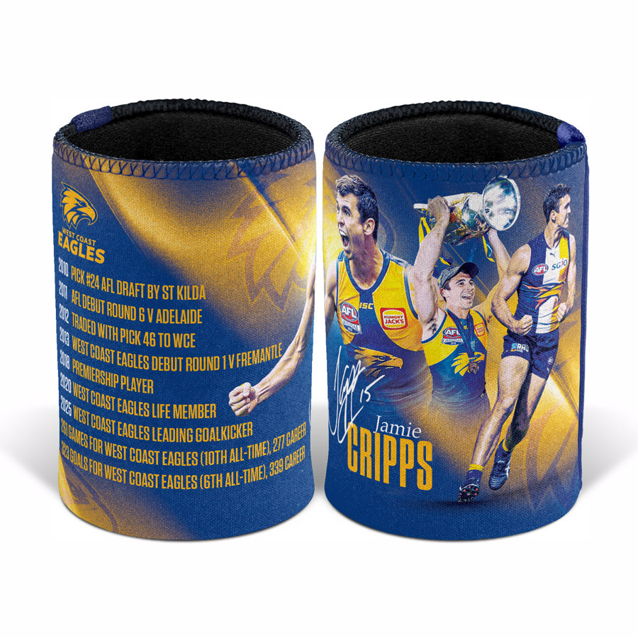 West Coast Eagles Crippa Retirement Can Cooler (2026)