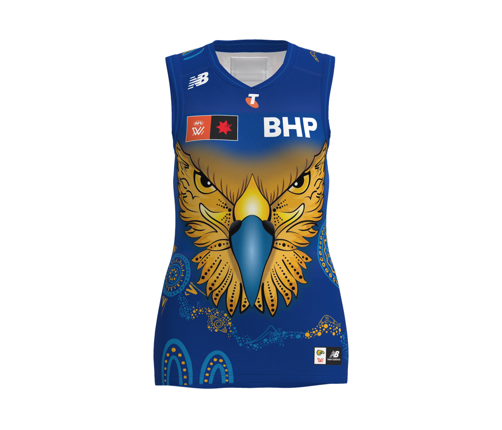West Coast Eagles New Balance AFLW Youth First Nations Guernsey (2026)