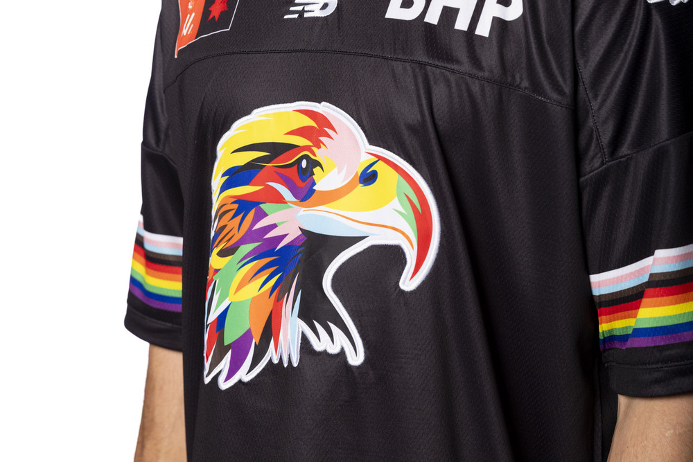 West Coast Eagles Adult New Balance Pride Grid-Iron Jersey (2026)