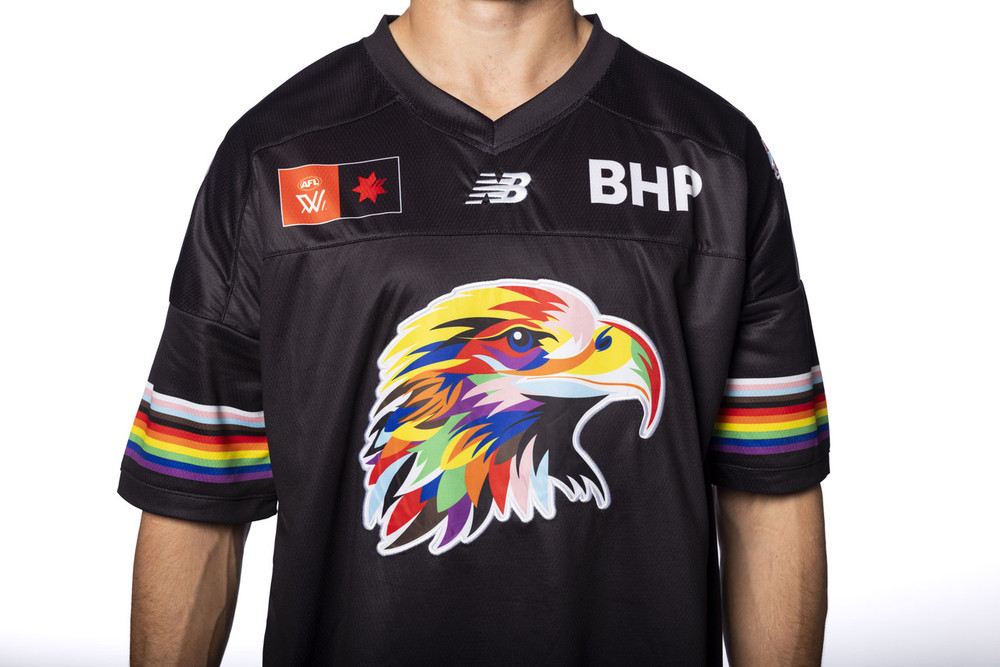 West Coast Eagles Adult New Balance Pride Grid-Iron Jersey (2026)