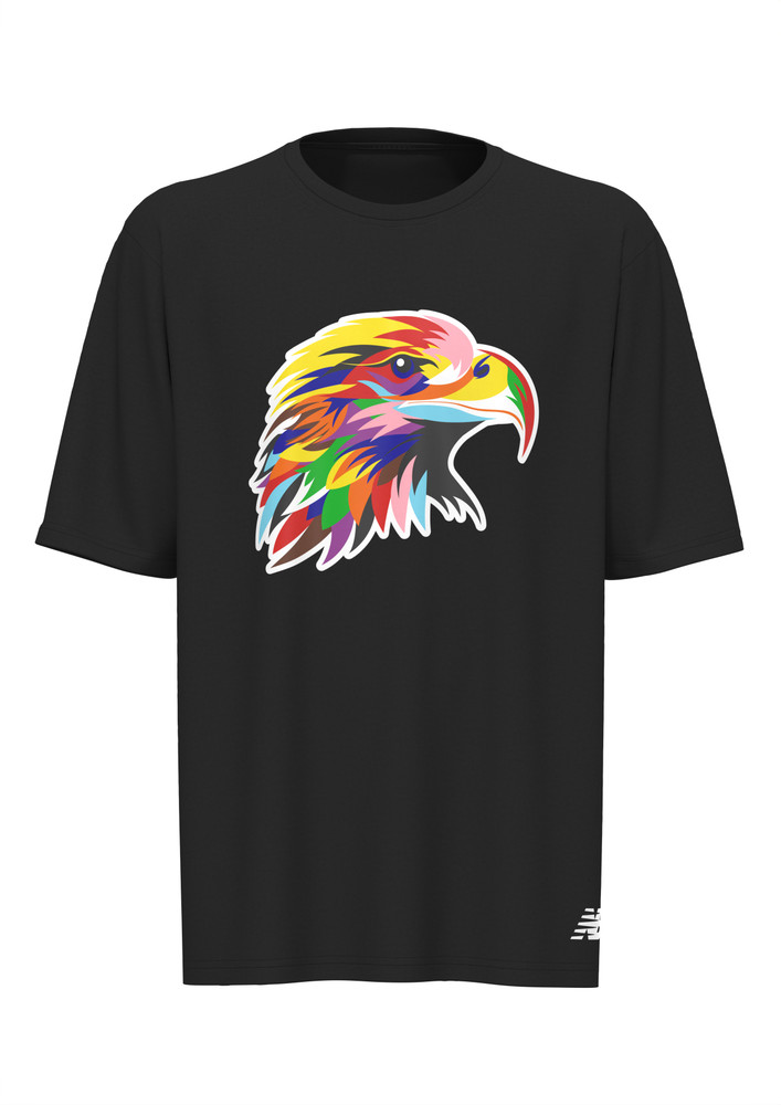 West Coast Eagles Women's New Balance Pride Cotton Tee Black (2026)