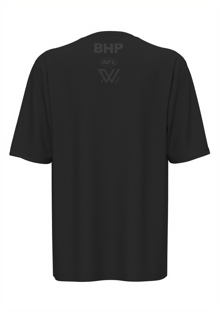 West Coast Eagles Women's New Balance Pride Cotton Tee Black (2026)