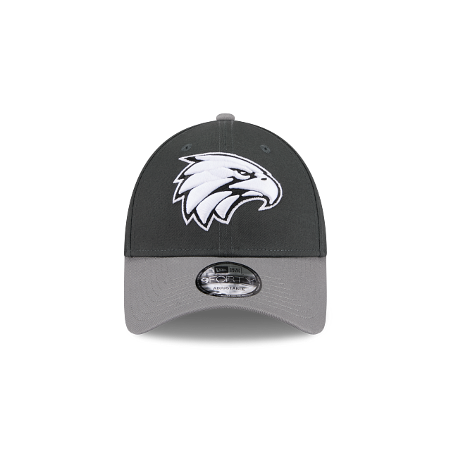 West Coast Eagles New Era 940 Snap 2 Tone Black and Grey Cap