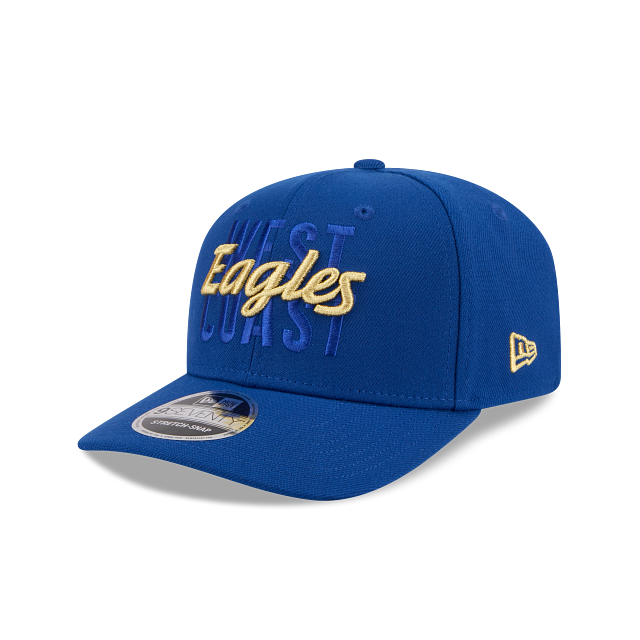 West Coast Eagles New Era 970 Stretch Snap Metallic cap