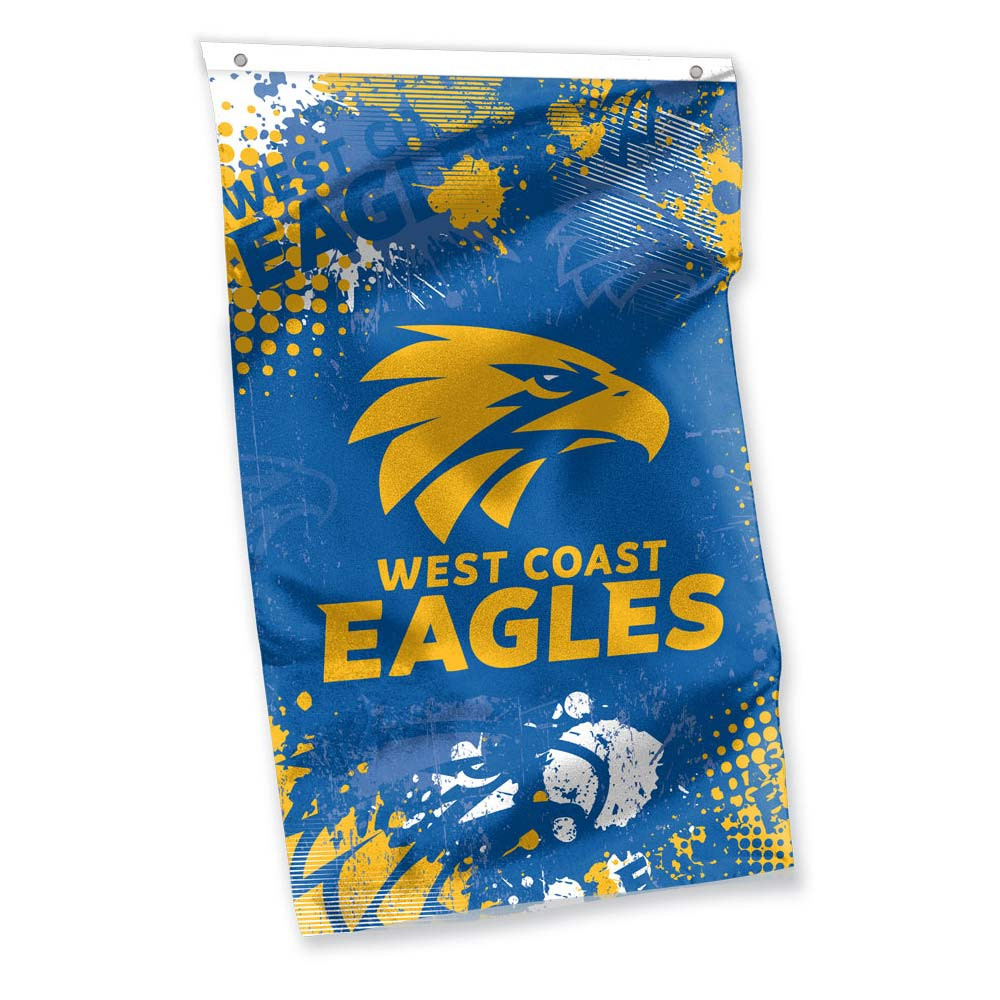 West Coast Eagles Cape Flag