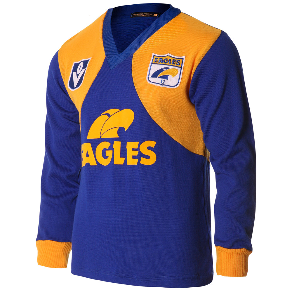 West Coast Eagles Men's Woollen Guernsey Long Sleeve