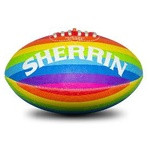 Sherrin All Surface Rainbow Football (2024) - West Coast