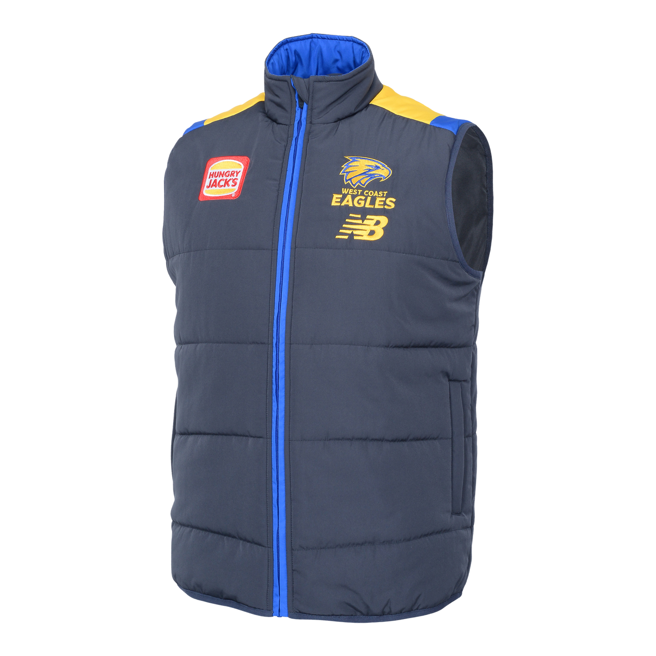 WCE Puffer Vest | New Balance | West Coast Eagles SuperStore