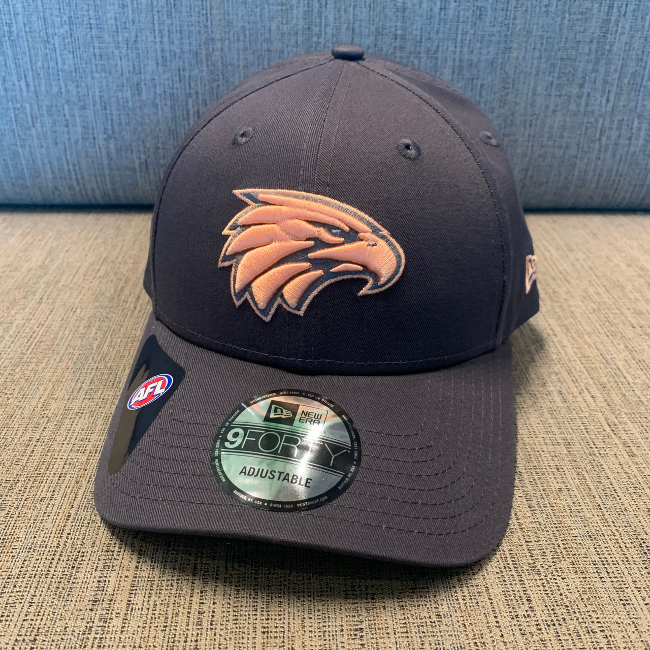 West Coast Eagles New Era 920 Graphite/ Peach Cap (2025) West