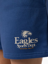 West Coast Eagles Women's Sports Shorts Cobalt (2025)