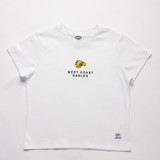 West Coast Eagles Women's Essentials Tee White (2026)
