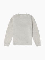 West Coast Eagles Youth Bubble Text Boxy Crew Silver Marle (2026)