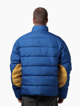 West Coast Eagles Mitchell & Ness Adult Paneled Puffer Jacket Royal (2026)