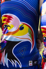 West Coast Eagles Youth New Balance AFLW Pride guernsey (2026)