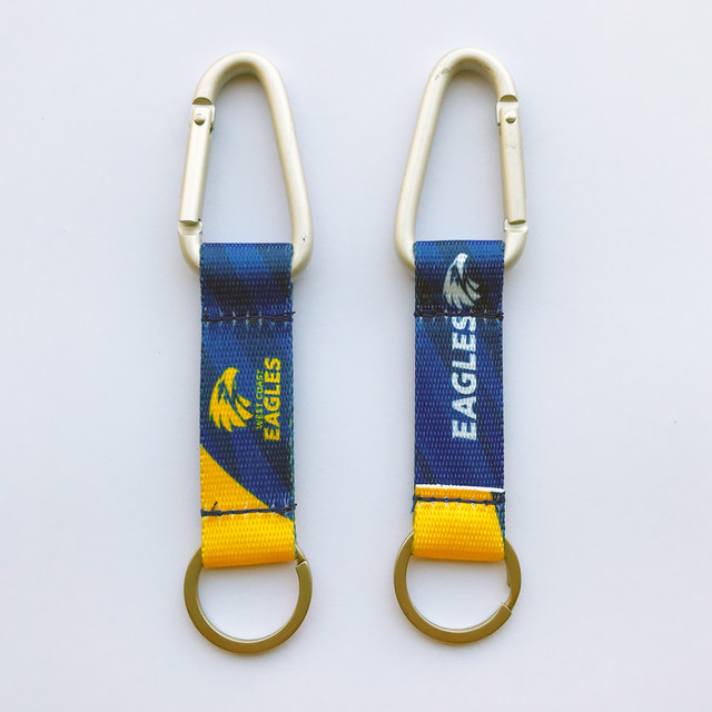 West Coast Eagles Carabiner Keyring