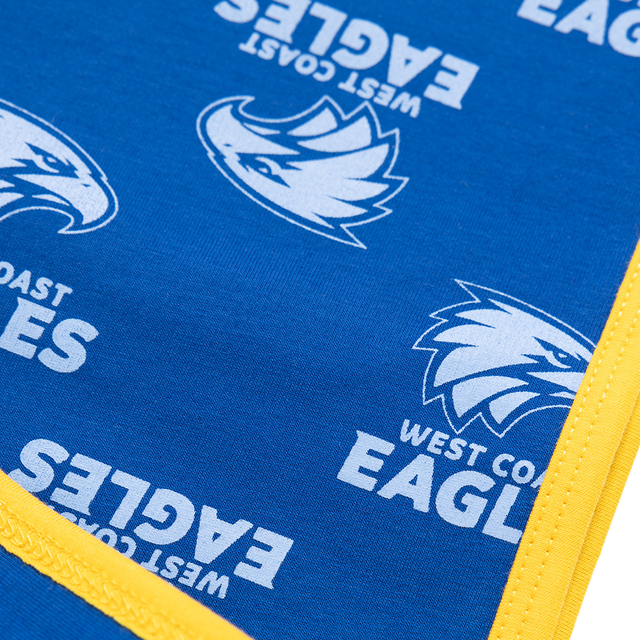 West Coast Eagles Infant Blanket Royal (W23)