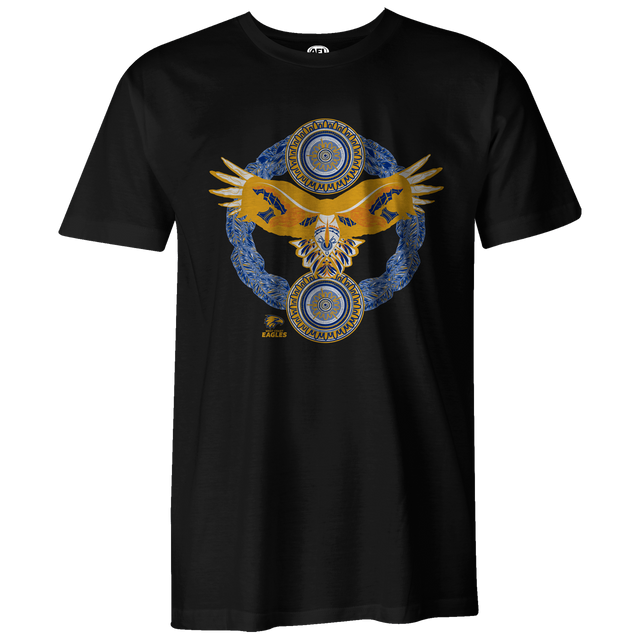 West Coast Eagles Youth First Nations Tee Black (2023)