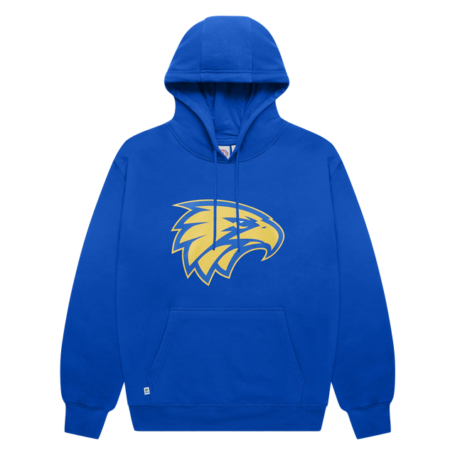 West Coast Eagles Adult Crest Hoody Royal (W23)