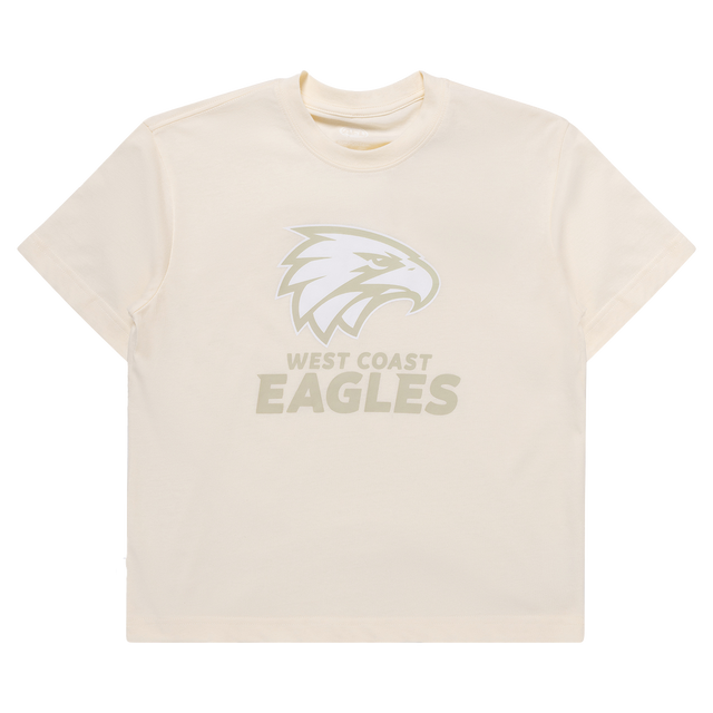 West Coast Eagles Women's Tonal Tee Natural (W23)