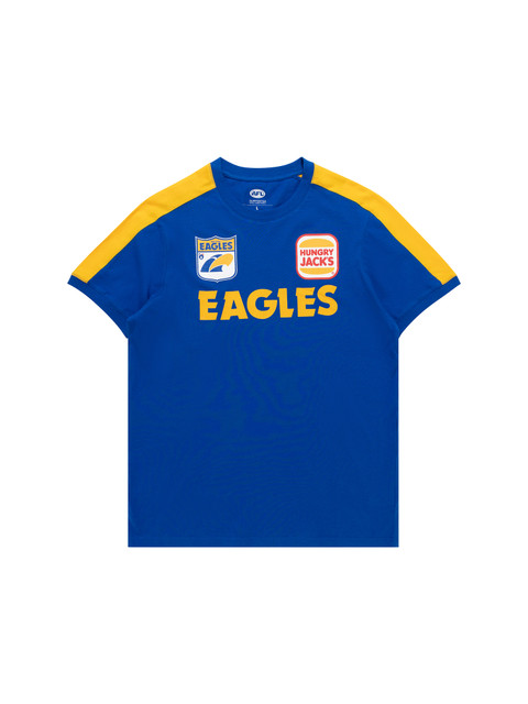 West Coast Eagles Adult Throwback Graphic Tee Royal (W23)