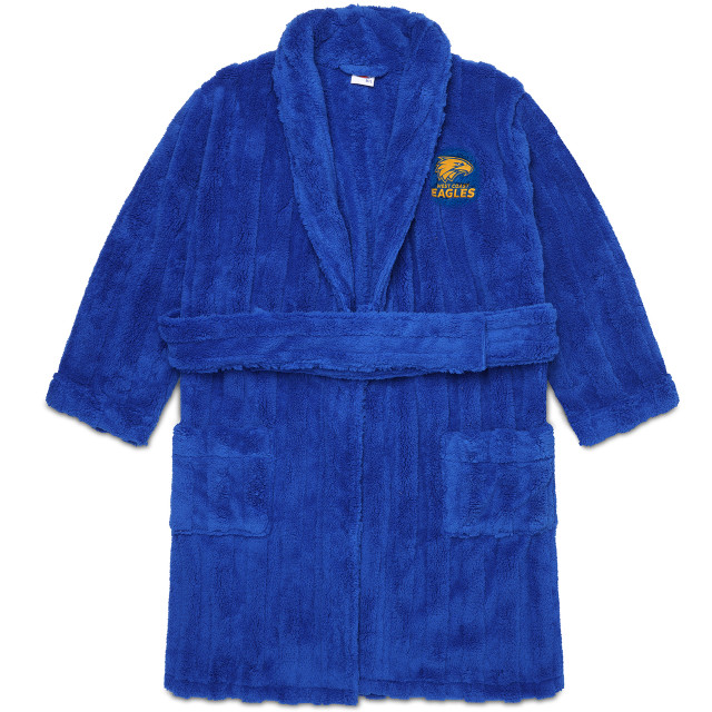 West Coast Eagles Adult Plush Robe (W23)