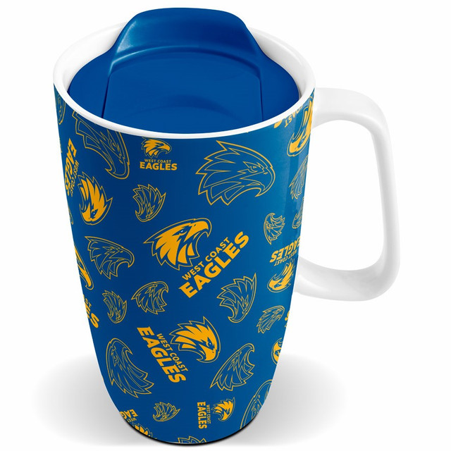 West Coast Eagles Handle Travel Mug (2024)