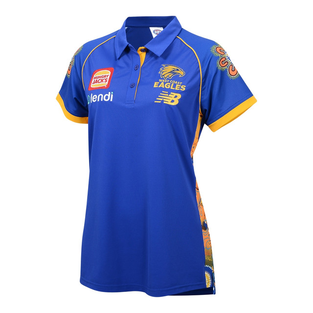 West Coast Eagles New Balance First Nations Women's Polo (2024)