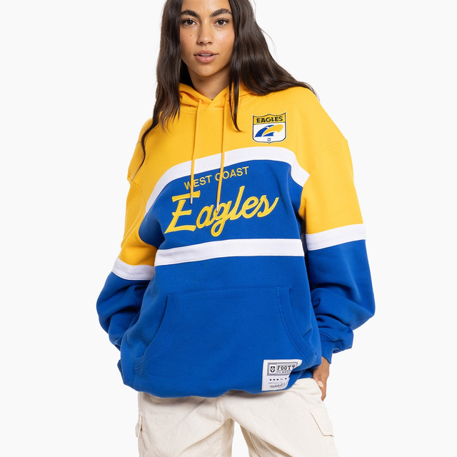 West Coat Eagles x Mitchell and Ness Head Coach Hoodie (2024)