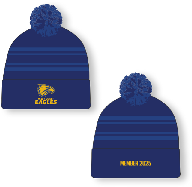 West Coast Eagles New Balance Member Beanie (2025) West Coast Eagles New Balance Member Beanie (2025)