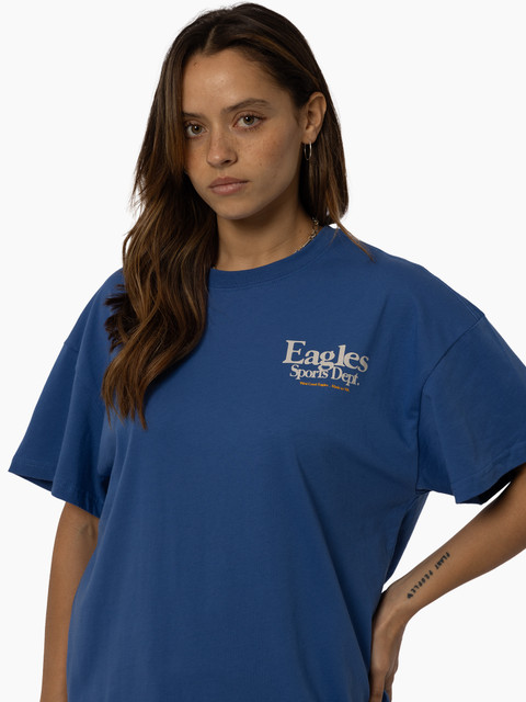 West Coast Eagles Women's Oversize Sports Tee Cobalt (2025) West Coast Eagles Women's Oversize Sports Tee Cobalt (2025)