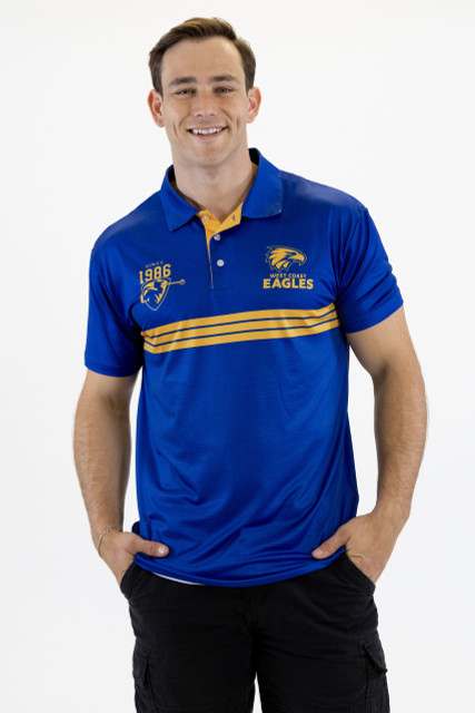 West Coast Eagles Men's Sandman Golf Polo (2025) West Coast Eagles Men's Sandman Golf Polo (2025)