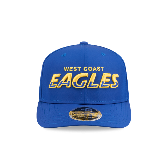 West Coast Eagles New Era Kids 940 Split Script Royal (2026)