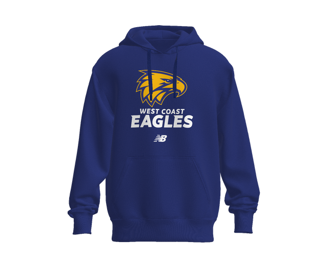 West Coast Eagles New Balance Men's Royal Hoodie (2026)