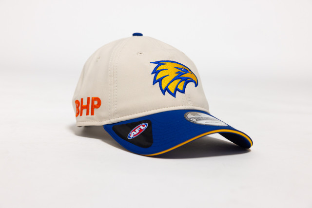 West Coast Eagles New Era AFLW Media Cap White (2026)