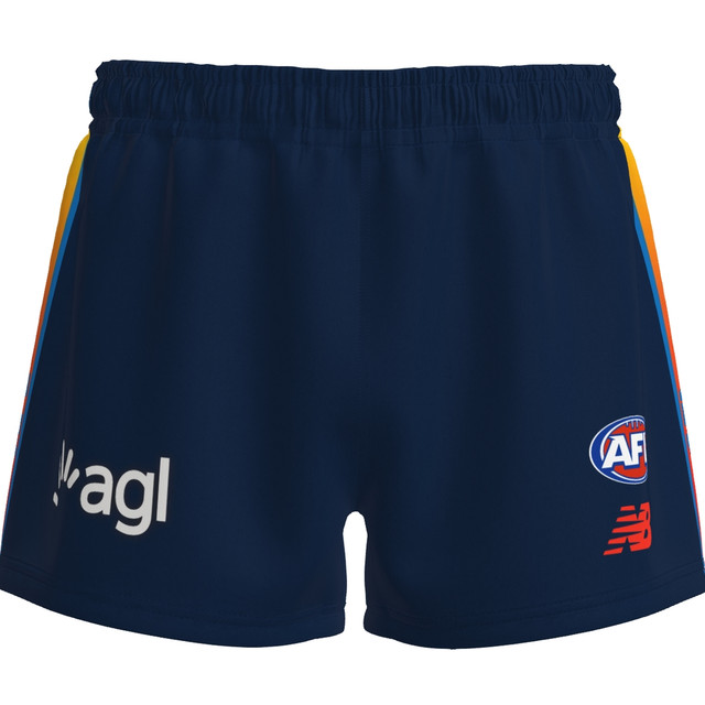 West Coast Eagles New Balance Youth Gather Round Shorts - Navy
