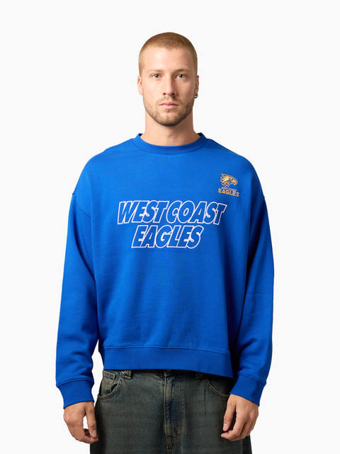 West Coast Eagles Vintage Fit Crew Royal (2026)