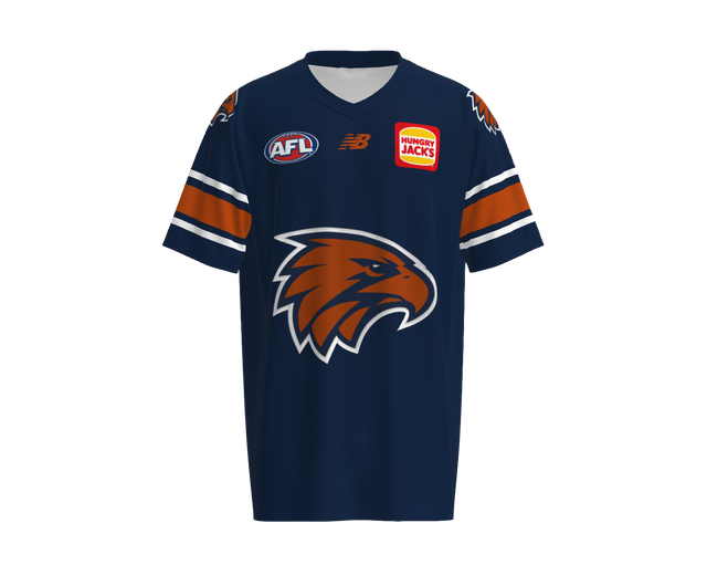 West Coast Eagles New Balance Adult Gridiron Guernsey - Ochre (2026)