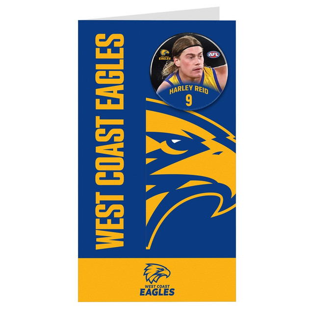 West Coast Eagles Harley Reid Greeting Card (2026)