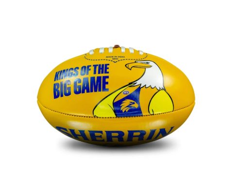 West Coast Eagles Sherrin 20cm PVC Mascot Football