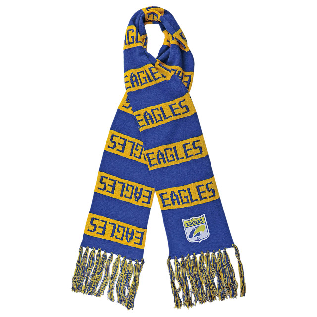 West Coast Eagles Traditional Scarf Royal