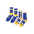 West Coast Eagles Socks Royal/Gold 2pk