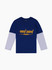 West Coast Eagles Youth Graphic Long Sleeve Tee Royal (2026)