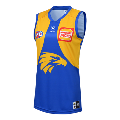 West Coast Eagles New Balance Men's Media Polo Royal (2023) - West